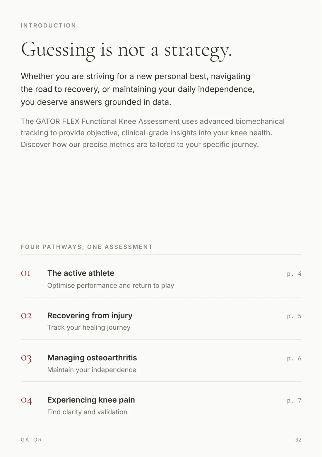 Page 2: Introduction — Guessing is not a strategy